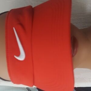 Vintage Nike Pro Golf Red  Women's low profile Visor  Adj